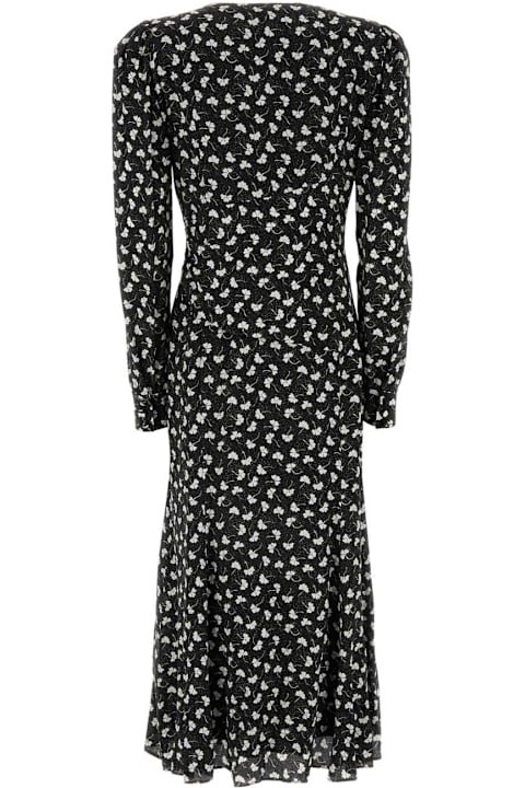 Alessandra Rich for Women Alessandra Rich Printed Silk Dress