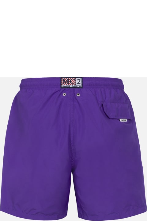 Homeware MC2 Saint Barth Man Lightweight Fabric Purple Swim Shorts Lighting Pantone | Pantone® Special Edition