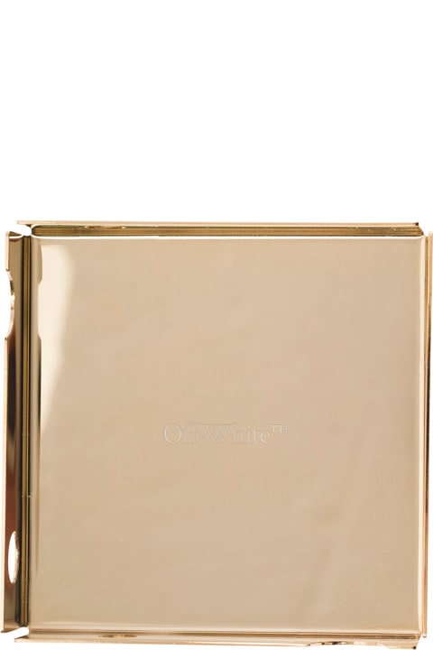 Homeware Off-White Meteor Tray S Gold Gold