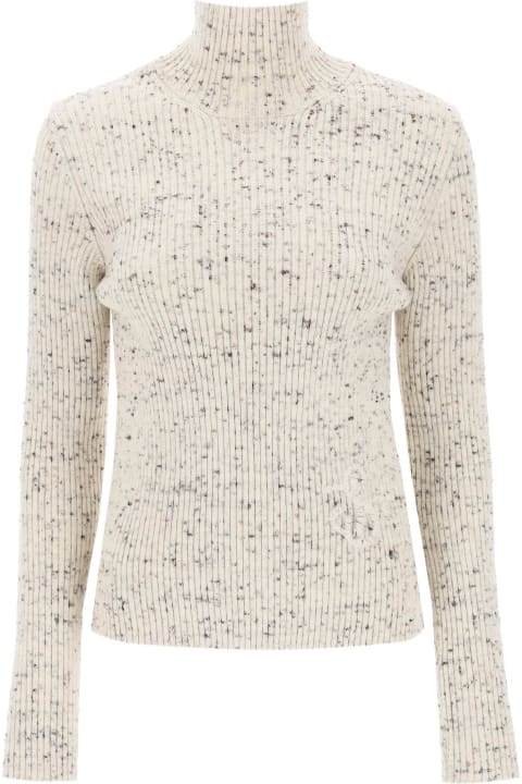 Fashion for Women Jil Sander Speckled Wool Sweater