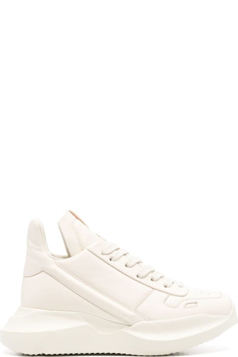 Fashion for Women Rick Owens Geth Runner Leather Sneakers
