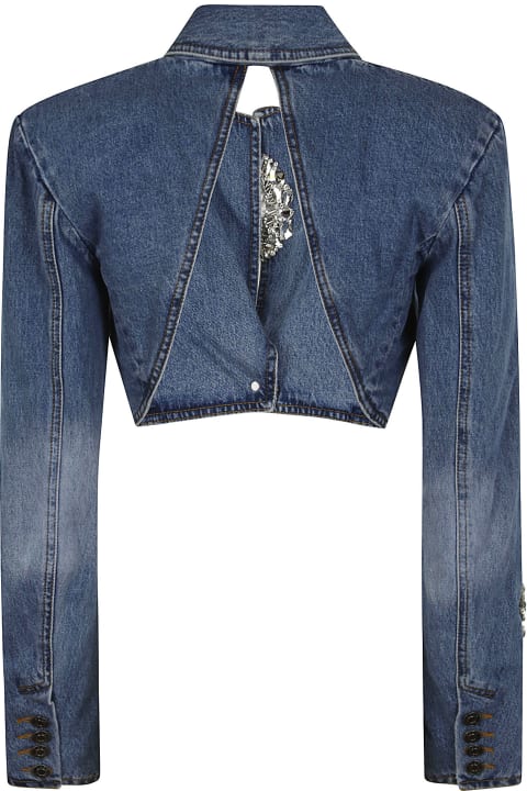 AREA Coats & Jackets for Women AREA Denim Cropped Blazer