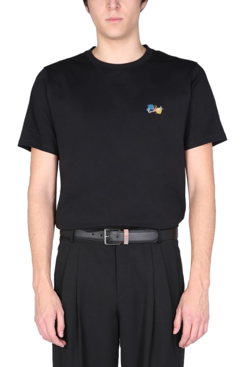 Paul Smith for Men Paul Smith T-shirt With Logo Embroidery