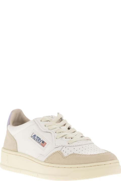 Autry for Women Autry Medalist Low Leather And Suede Sneakers