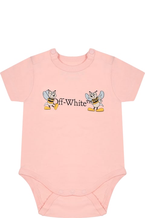 Bodysuits & Sets for Baby Girls Off-White Multicolor Set For Baby Boy