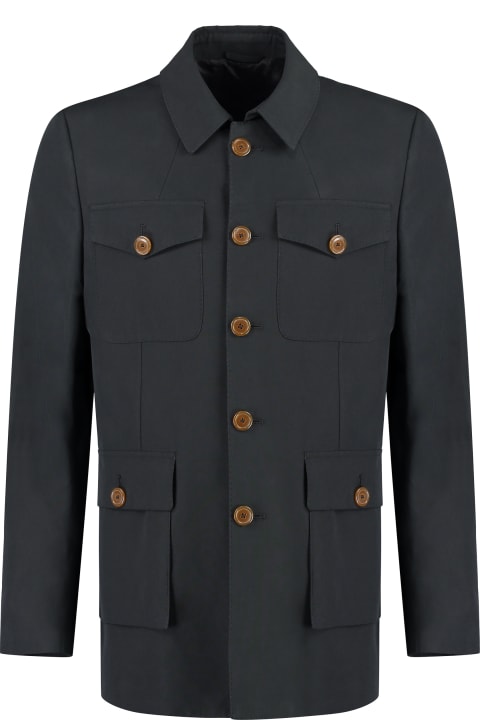 メンズ Vivienne Westwoodのコート＆ジャケット Vivienne Westwood Button-front Cotton Jacket