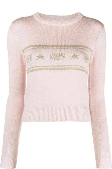 Chiara Ferragni Sweaters for Women Chiara Ferragni Chiara Ferragni Sweaters Pink