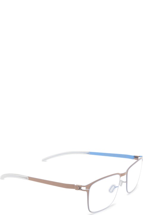 Henning Greige/light Blue Glasses