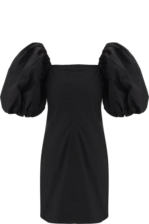 Ganni for Women Ganni Black Cotton Dress
