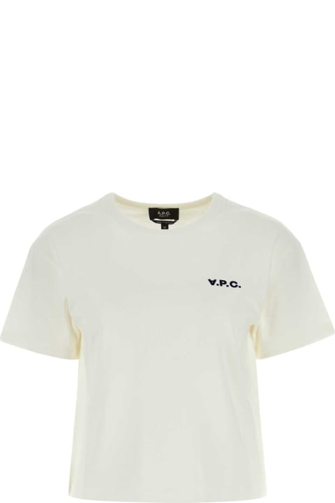A.P.C. for Women A.P.C. Ivory Cotton T-shirt