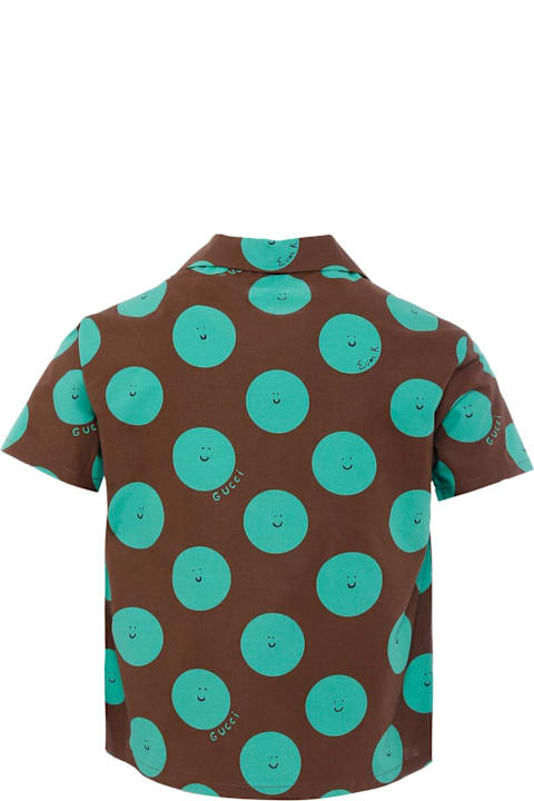 Fashion for Women Gucci Brown Shirt For Kids With Sun