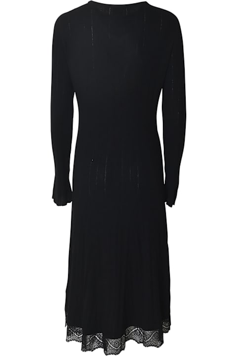 Paul Smith Dresses for Women Paul Smith Lace Paneled Long-sleeved Slim Dress