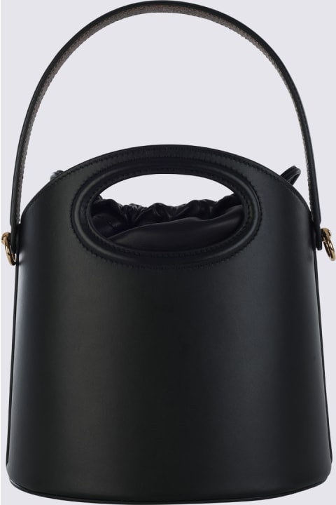 ウィメンズ新着アイテム Etro Black Leather Saturno Bucket Bag