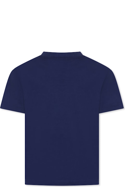 Homeware Hugo Boss Blue T-shirt For Boy With Logo