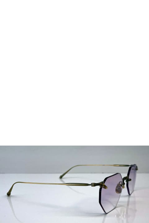 M3104 - Antique Gold / Cafe Violet Gradient Sunglasses