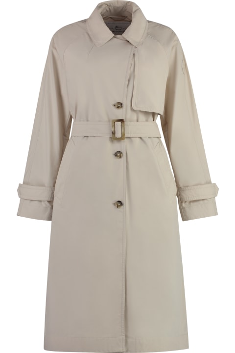Woolrich for Women Woolrich Techno Fabric Trench Coat