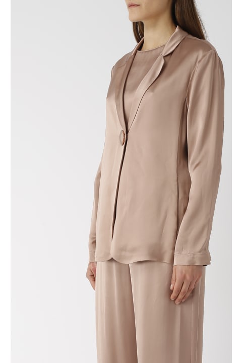 Malìparmi Coats & Jackets for Women Malìparmi Giacca Shiny Cady Blazer