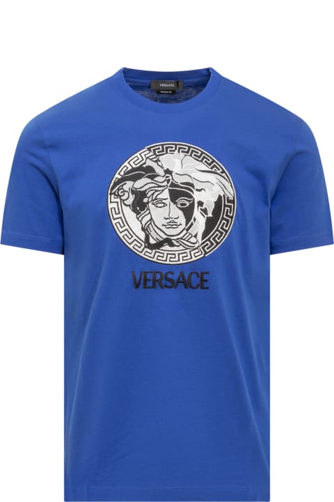 Versace Topwear for Men Versace Medusa T-shirt