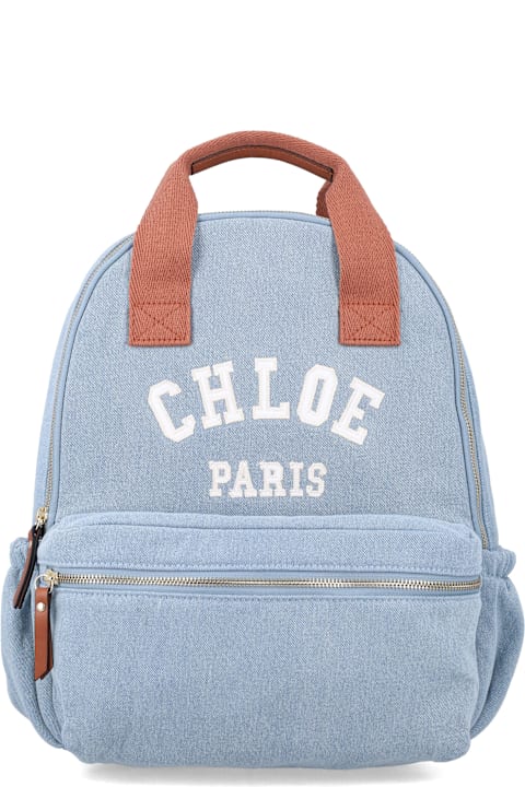 Homeware Chloé Chloé Kid's Organic Denim Backpack