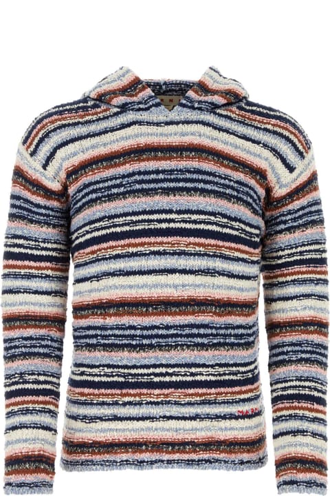 Marni for Men Marni Embroidered Cotton Sweater