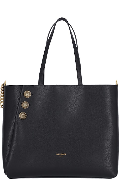 Balmain Totes for Women Balmain 'emblema' Tote Bag