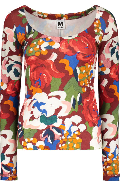 M Missoni Clothing for Women M Missoni Printed Long-sleeve Top