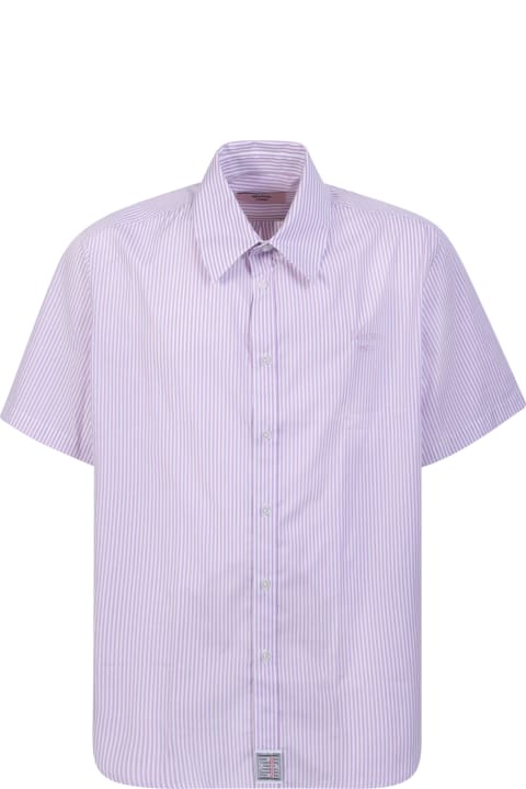 Martine Rose Shirts for Men Martine Rose Lilac/white Striped Shirt