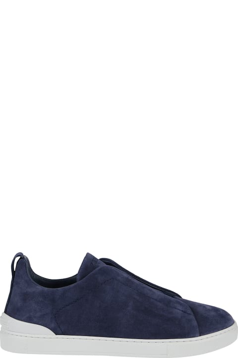 Sneakers for Men Zegna Triple Stitch Low Top Sneakers
