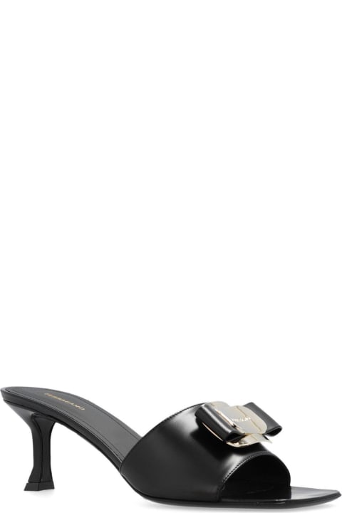 Ferragamo Sandals for Women Ferragamo Bow-detailed Slip-on Sandals