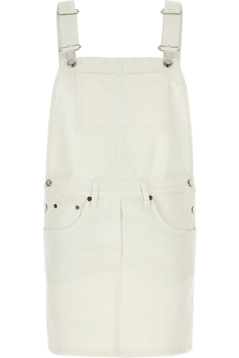 Prada Jumpsuits for Women Prada White Denim Dungarees Dress