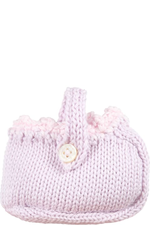La stupenderia Accessories & Gifts for Baby Girls La stupenderia Lilac Baby-bootee For Baby Girl