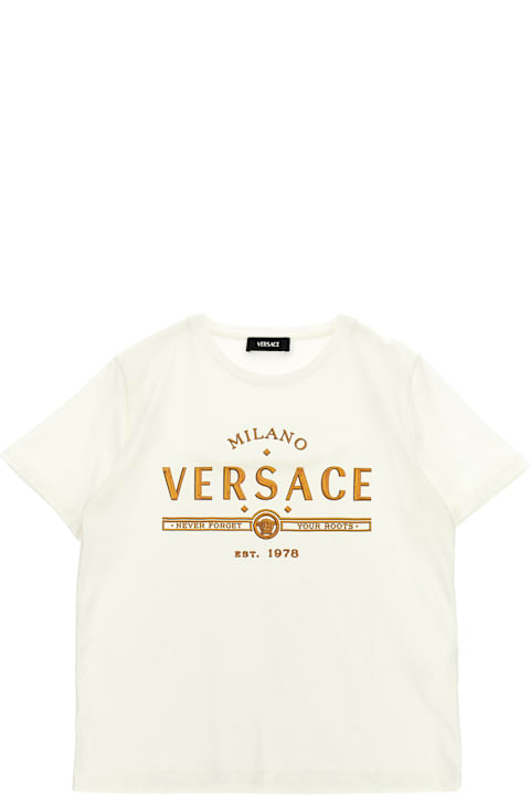 Versace T-Shirts & Polo Shirts for Boys Versace Logo T-shirt
