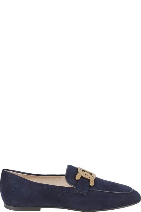Tod's for Women Tod's Engraved Logo Chain Loafers
