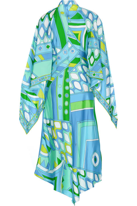 Pucci Dresses for Women Pucci Kaftan Dress With Marmo Print