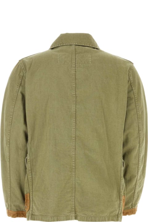 Fay Coats & Jackets for Men Fay Green Cotton Jacket
