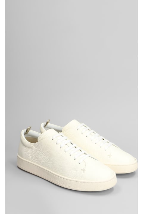 Officine Creative for Men Officine Creative Once 002 Sneakers In White Leather
