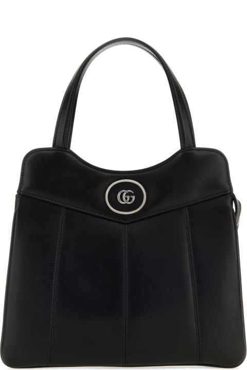 Trending Now for Women Gucci Black Leather Small Petite Gg Handbag