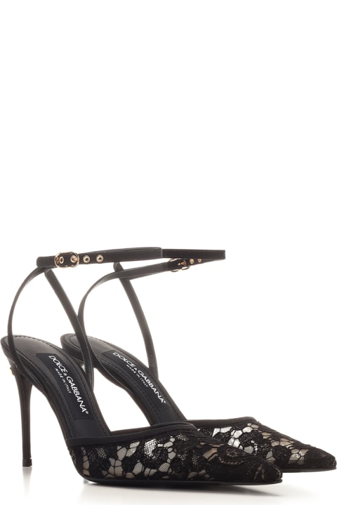 Dolce & Gabbana Shoes for Women Dolce & Gabbana Taormina Lace Slingback