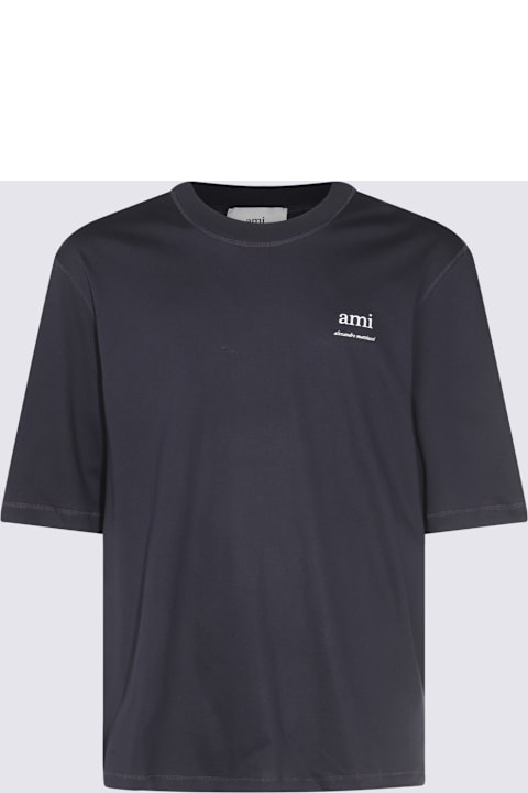Ami Alexandre Mattiussi for Men Ami Alexandre Mattiussi Blue Cotton T-shirt