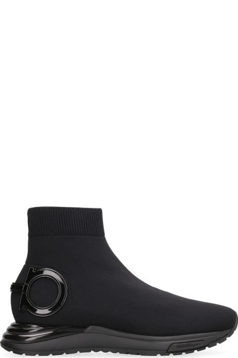 Homeware Ferragamo Knitted Sock-style Sneakers