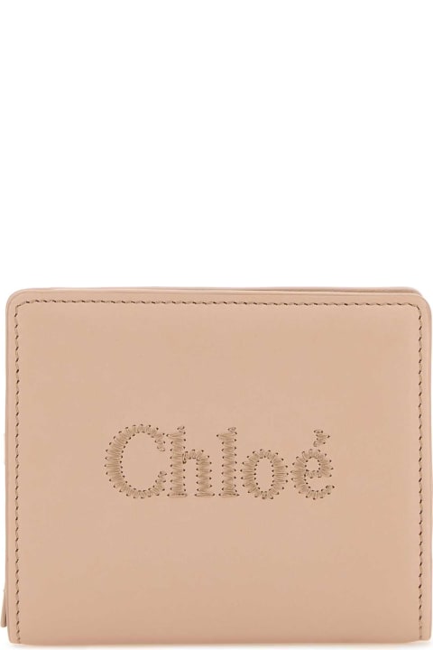 Chloé Women Chloé Skin Pink Leather Wallet