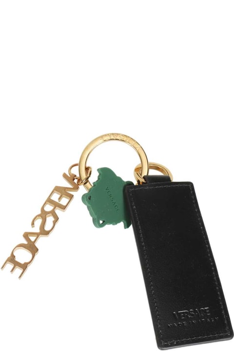 Accessories Sale for Men Versace Leather Keyring