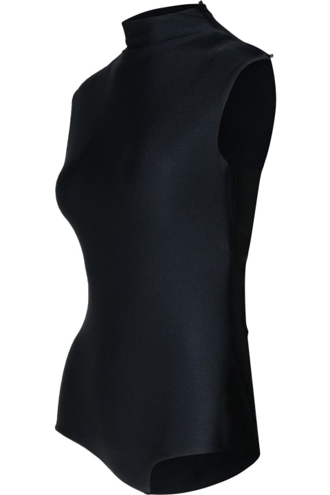 SportMax Topwear for Women SportMax 'cristin' Black Polyamide Blend Bodysuit