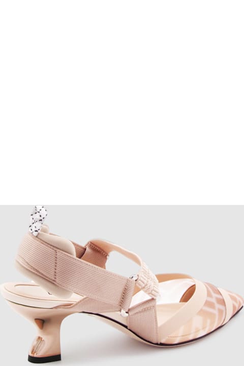 Homeware Fendi Pink Leather Colibrì Sandals