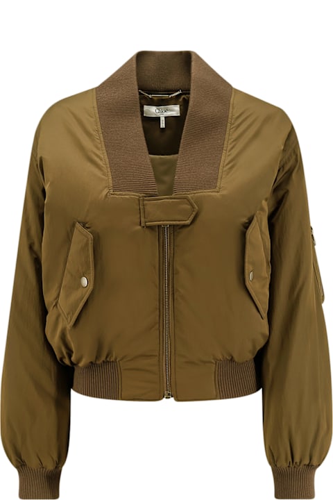 Chloé Nylon Bomber Jacket | italist