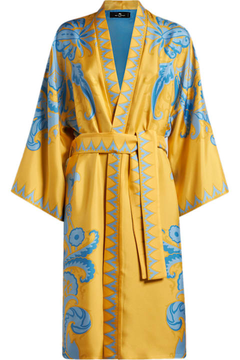 Etro Coats & Jackets for Women Etro Silk Twill Kimono