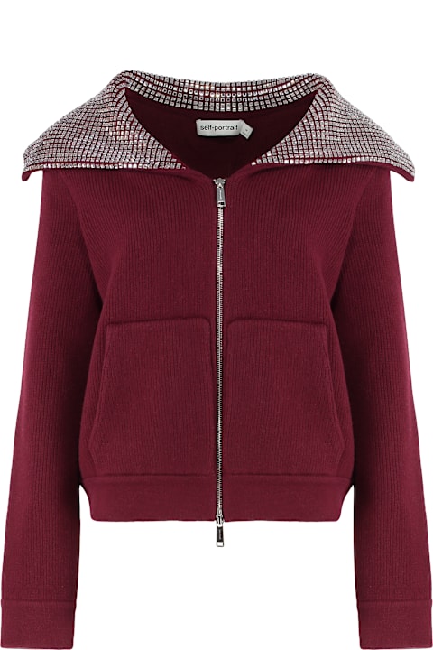 self-portrait for Women self-portrait Zipper Knit Jacket