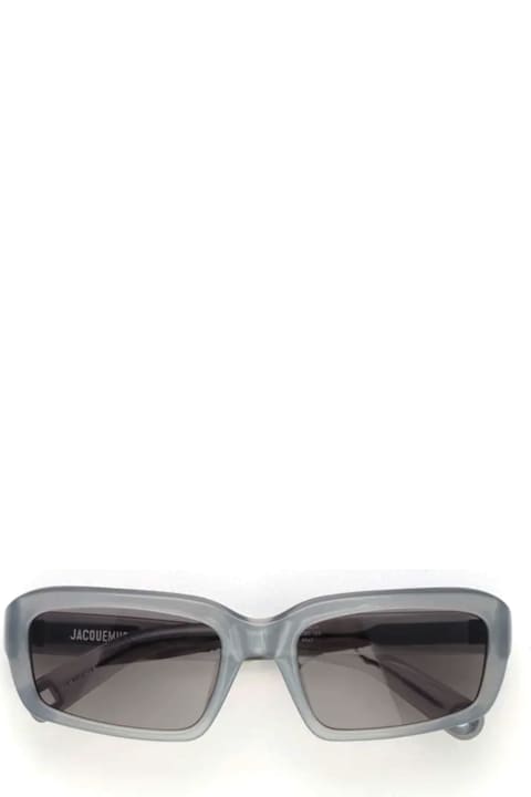 Eyewear Sale for Men Jacquemus Marino - Metallin Grey / Grey Lens Sunglasses