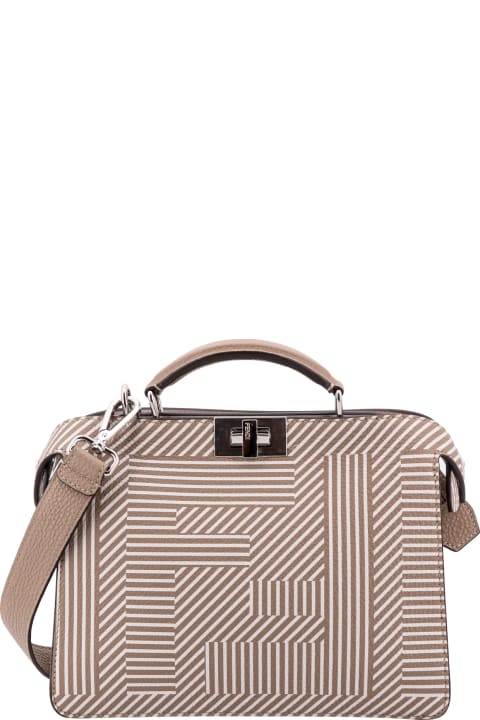 Homeware Fendi Leather Handbach With Ff Print