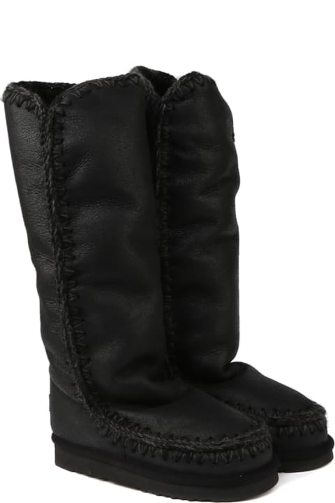 Shoes for Women Mou Eskimo 40 Boots With Metallic Finishes